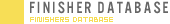 FINISHER DATABASE